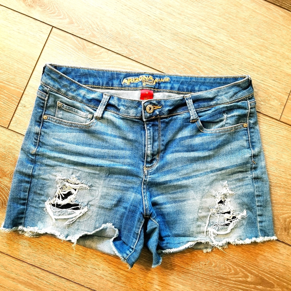 denim shorts